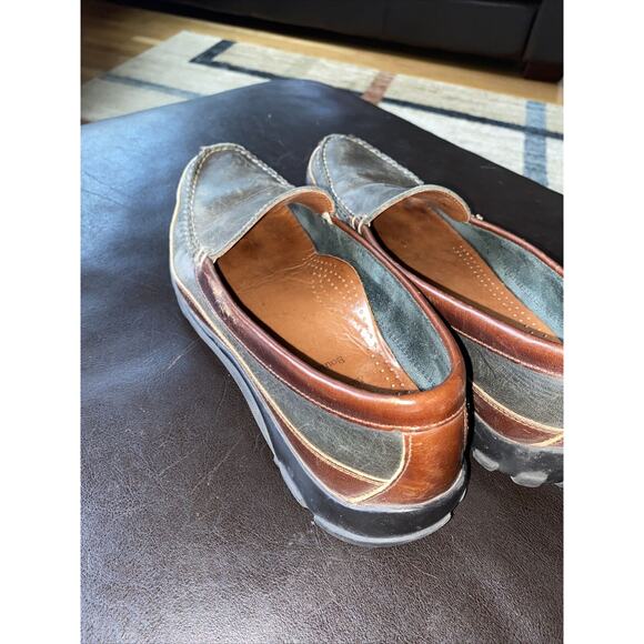 Allen Edmonds Boulder Size 10B Black Leather Loafer Driving Shoes - Picture 15 of 16